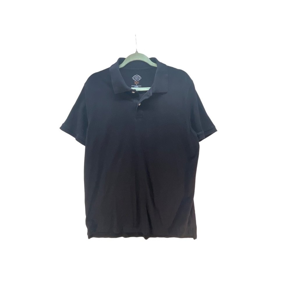 St. John's Bay comfort Flex Mens Medium Classic Fit Short Sleeve Polo Shirt pre-